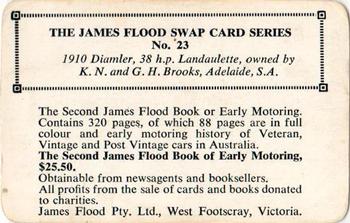 1968 James Flood Swap (Australia) #23 1910 Diamler, 38 h.p. Landaulette Back