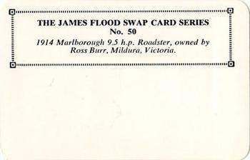 1968 James Flood Swap (Australia) #50 1914 Marlborough 9.5 h.p. Roadster Back