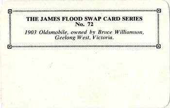 1968 James Flood Swap (Australia) #72 1903 Oldsmobile Back