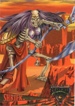1995 Fleer Skeleton Warriors - Comics Promos #NNO Shriek Front