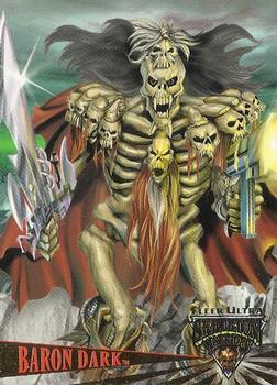 1995 Fleer Skeleton Warriors - Comics Promos #NNO Baron Dark Front