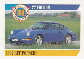 1992 Panini Dream Cars 2nd Edition #7 1992 Ruf Porsche Front