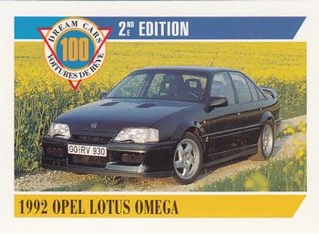 1992 Panini Dream Cars 2nd Edition #9 1992 Opel Lotus Omega Front
