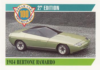 1992 Panini Dream Cars 2nd Edition #31 1984 Bertone Ramarro Front