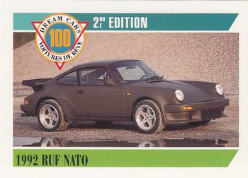 1992 Panini Dream Cars 2nd Edition #39 1992 Ruf Nato Front