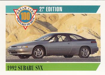 1992 Panini Dream Cars 2nd Edition #40 1992 Subaru SVX Front