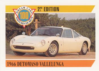 1992 Panini Dream Cars 2nd Edition #51 1966 Detomaso Vallelunga Front