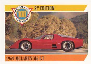 1992 Panini Dream Cars 2nd Edition #52 1969 McLaren M6 GT Front