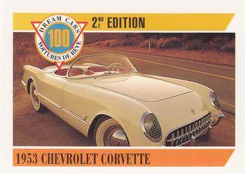 1992 Panini Dream Cars 2nd Edition #75 1953 Chevrolet Corvette Front