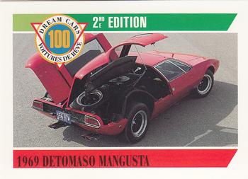 1992 Panini Dream Cars 2nd Edition #84 1969 Detomaso Mangusta Front