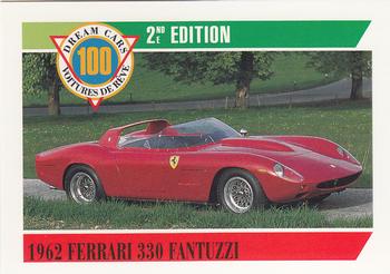 1992 Panini Dream Cars 2nd Edition #88 1962 Ferrari 330 Fantuzzi Front