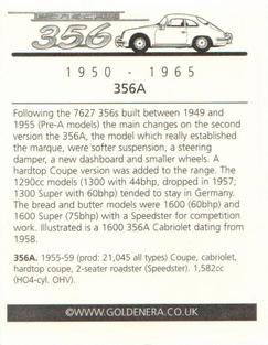 2003 Golden Era Porsche 356 (1950-65) #5 356A Cabriolet Back