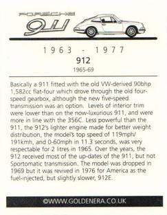 2003 Golden Era Porsche 911 (1963-77) #2 912 Targa Back