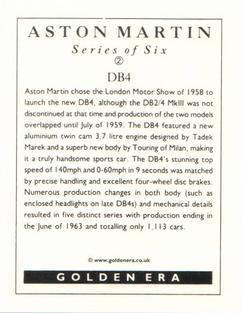 1993 Golden Era Aston Martin #2 Aston Martin DB4 Back