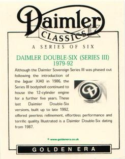 2004 Golden Era Daimler Classics #6 Dailmer Double-Six Back