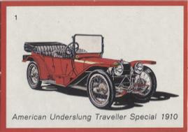 1972 Monty Gum Old Timer Classics Car #1 American Underslung Traveller Special 1910 Front