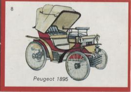 1972 Monty Gum Old Timer Classics Car #8 Peugeot 1895 Front
