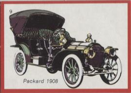 1972 Monty Gum Old Timer Classics Car #9 Packard 1908 Front