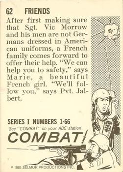 1963 Donruss Combat! (Series I) #62 Friends Back