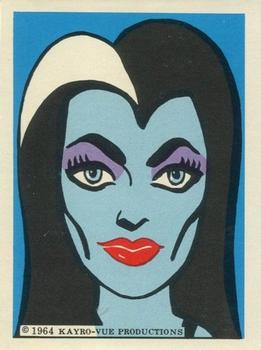 1964 Leaf Munsters - Stickers #NNO Lily Munster Front
