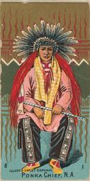 1888 Kinney Tobacco Military (N224) #NNO Ponka Chief, North American Front