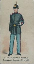 1888 Kinney Tobacco Military (N224) #NNO Corporal of Ordnance, U.S.A. 1886 Front