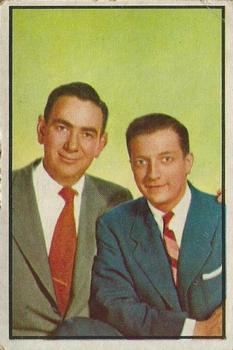 1953 Bowman Television and Radio Stars of the NBC (R701-15) #2 Bob Elliott / Ray Goulding Front