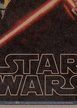 2015 Topps Star Wars Journey to the Force Awakens - Jabba Slime Green Starfield #98 Resilient survivor Back