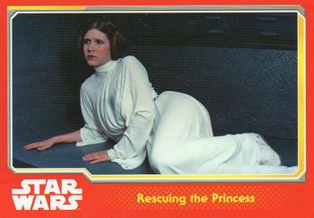 2015 Topps Star Wars Journey to the Force Awakens (UK version) #26 Rescuing the Princess Front