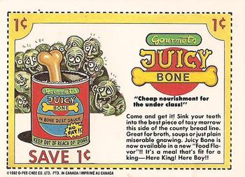 1992 O-Pee-Chee Wacky Packages #15 American Distress Back