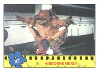1990 O-Pee-Chee Teenage Mutant Ninja Turtles: The Movie #37 Airborne Hero! Front