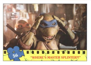 1990 O-Pee-Chee Teenage Mutant Ninja Turtles: The Movie #56 