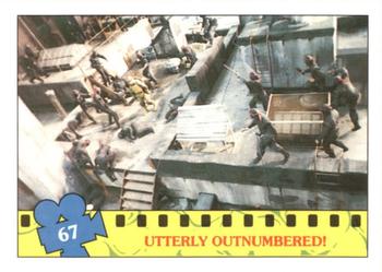 1990 O-Pee-Chee Teenage Mutant Ninja Turtles: The Movie #67 Utterly Outnumbered! Front