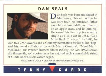 1992 Tenny Super Country Music #NNO Dan Seals Back