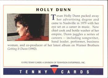 1992 Tenny Super Country Music #NNO Holly Dunn Back