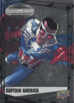 2015 Upper Deck Marvel Vibranium #1 Captain America Front