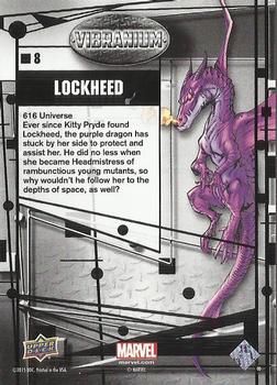 2015 Upper Deck Marvel Vibranium #8 Lockheed Back