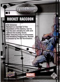 2015 Upper Deck Marvel Vibranium #9 Rocket Raccoon Back