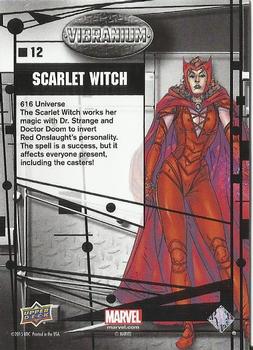 2015 Upper Deck Marvel Vibranium #12 Scarlet Witch Back