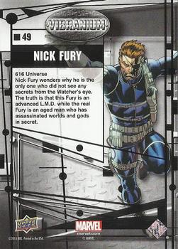 2015 Upper Deck Marvel Vibranium #49 Nick Fury Back