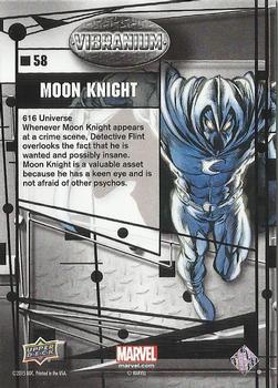 2015 Upper Deck Marvel Vibranium #58 Moon Knight Back