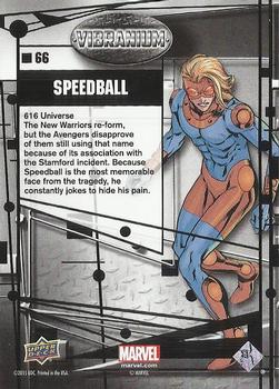 2015 Upper Deck Marvel Vibranium #66 Speedball Back