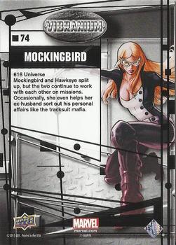 2015 Upper Deck Marvel Vibranium #74 Mockingbird Back
