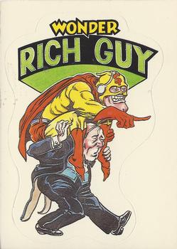 1983 Donruss Zero Heroes #20 Wonder Rich Guy Front
