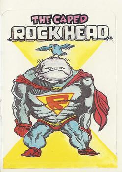 1983 Donruss Zero Heroes #63 The Caped Rock Head Front