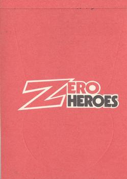 1983 Donruss Zero Heroes #NNO Warning! This Vehicle Protected by Zero Heroes Back