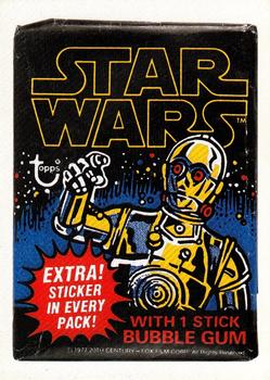 2015 Abrams Star Wars Book Bonus Cards #1 Pack Image Front