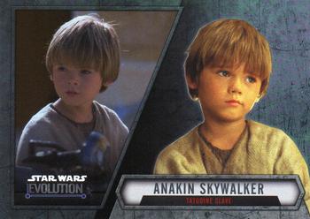 2016 Topps Star Wars Evolution #1 Anakin Skywalker Front