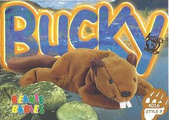 1999 Ty Beanie Babies III - Artist's Proof #67 Bucky the Beaver Front