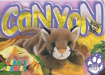 1999 Ty Beanie Babies III - Artist's Proof #69 Canyon the Cougar Front